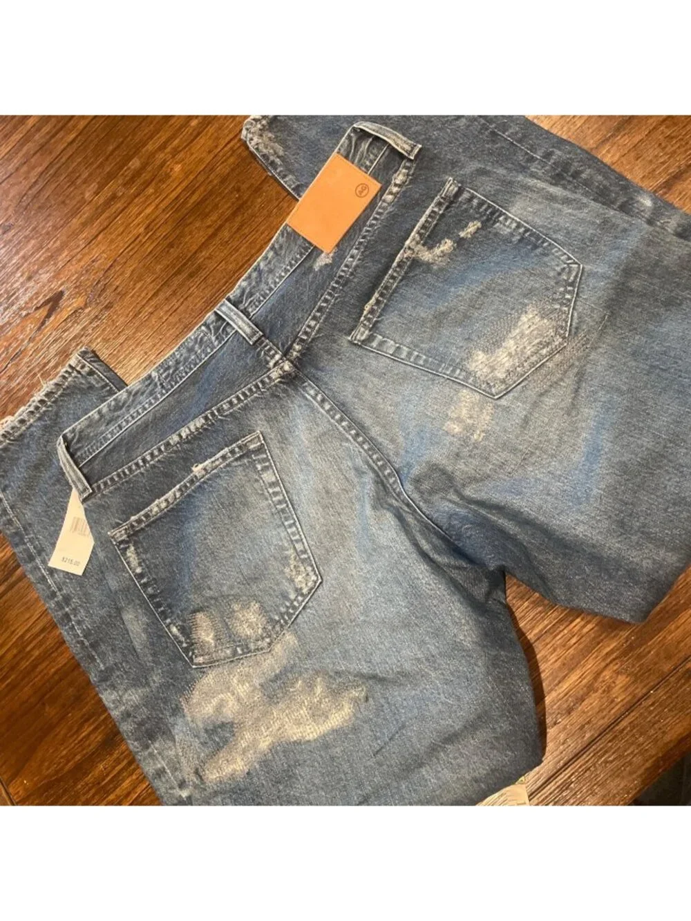 AG Apex Relaxed Tapered Jean Mens 32x30 Distressed Grunge Slouchy AG-ED Denim